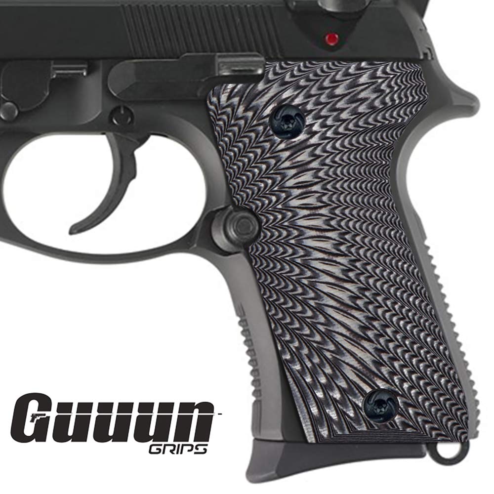 GuuunG10 Grips for Beretta 92/96 Compact, Tactical Sunburst Texture
