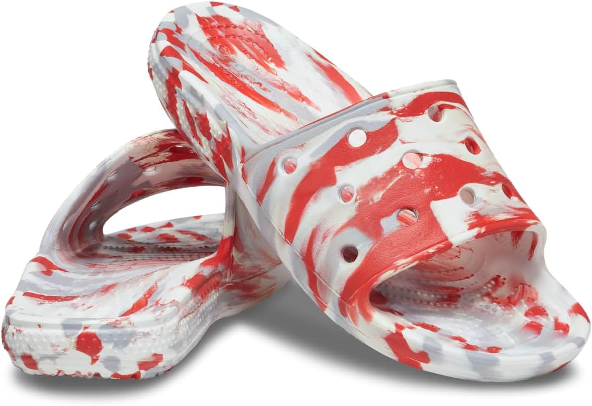 Crocs unisex-adult クラシック クロックス マーブル スライド