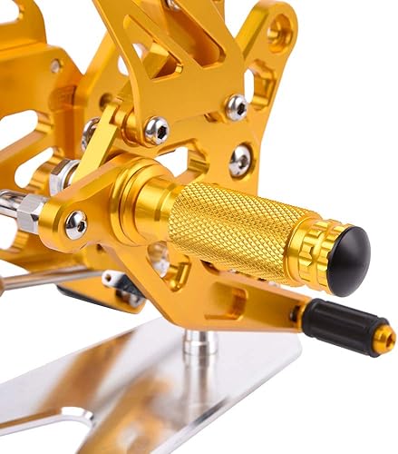 Miniatura 6 de Motocicleta CNC Billet Trasero Ajustable Conjunto Pasajero Pies Estribera Soporte Soporte para 2016 2017 2018 2019 2020 Suzuki SV650 SV 650 X SV650X