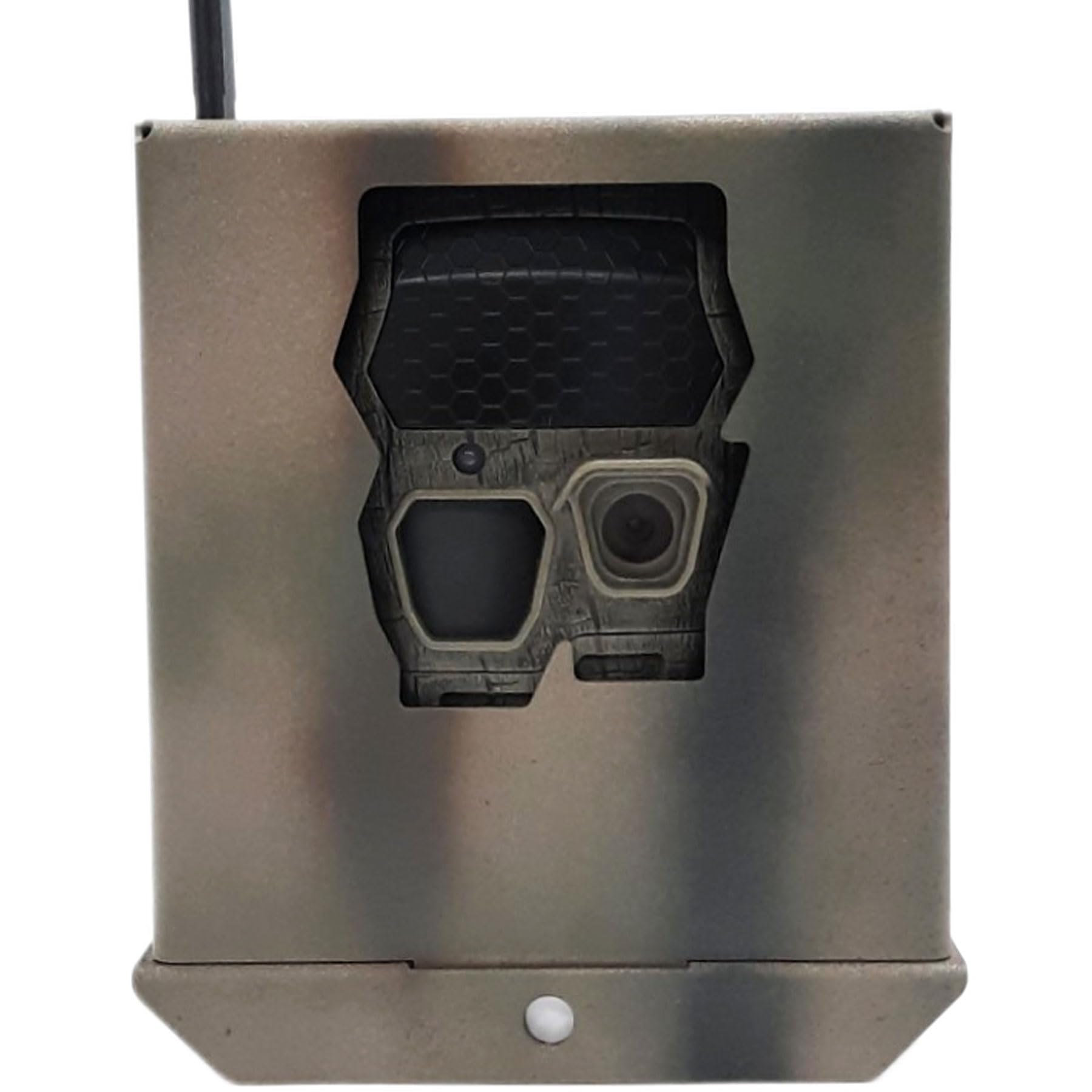 Wildgame Innovations Encounter 2.0 & XT - Caja de seguridad para cámara de caza para juegos al aire libre (19102) - Accesorio de equipo de caza de camuflaje de acero duradero y resistente a