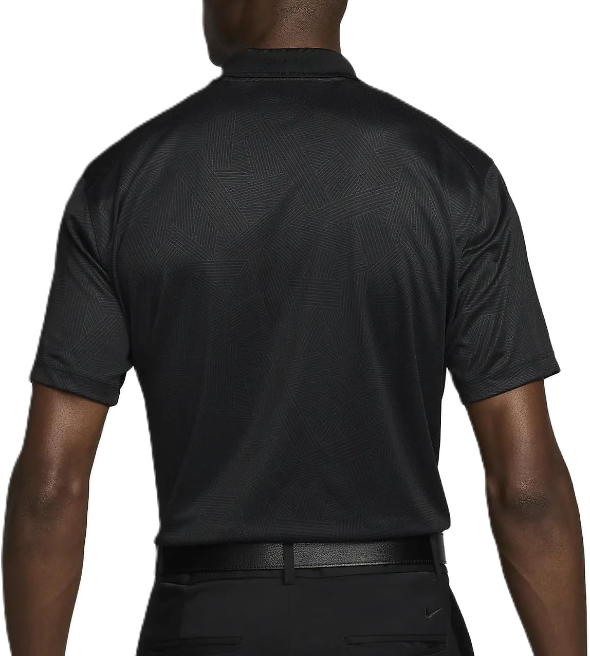 Nike Men's Dri-FIT Victory Golf Polo Black | White (Rake) Large - Image 5