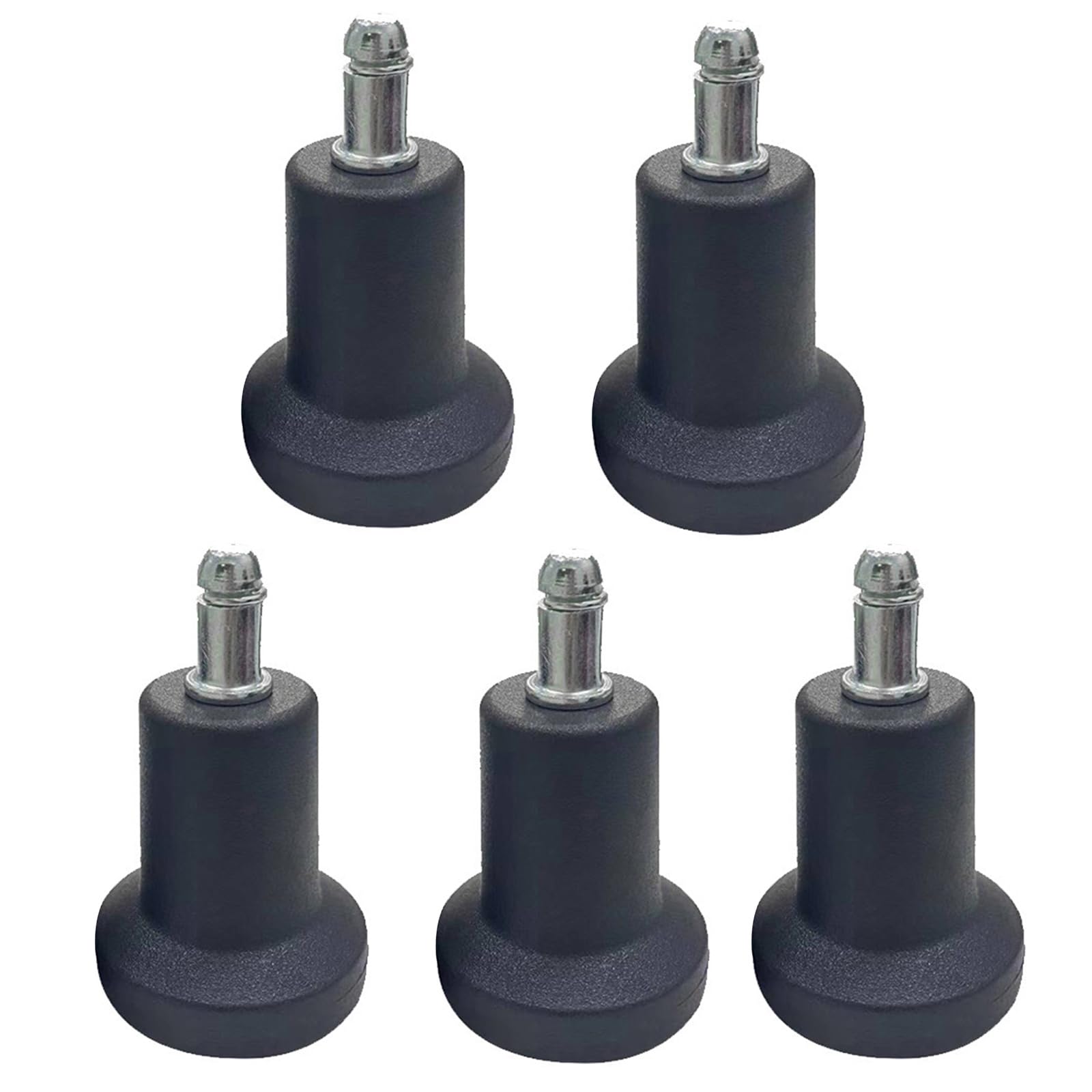 5pcs Heavy Duty Nylon Chair Glides Chair Wheel Replacements Nylon & Felt for Enhances Stability & Quiet Stable Base