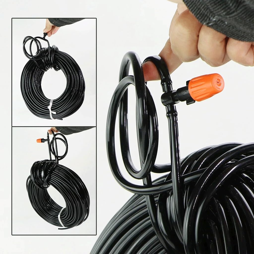 Tubo de riego por Goteo, Tubo de riego por microgoteo, Manguera de jardín de PVC, 1/8 Pulgadas, 1/4 Pulgadas, 3/8 Pulgadas, 5-100m(80m,1/4'' (innner Dia.4mm))