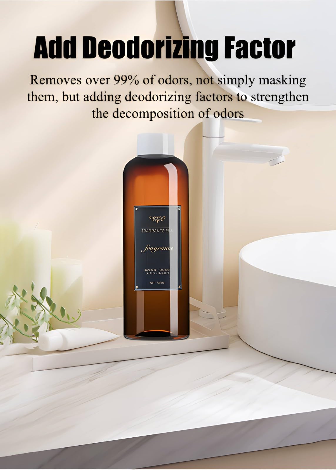 Hotel Collection Diffusore Olio 500Ml (16,9Oz) Ricarica di Olio Profumato a Lunga Durata per Diffusori a Bastoncino, Umidificatore, Bruciatore di Oli, Olio Essenziale(Shangri-La)