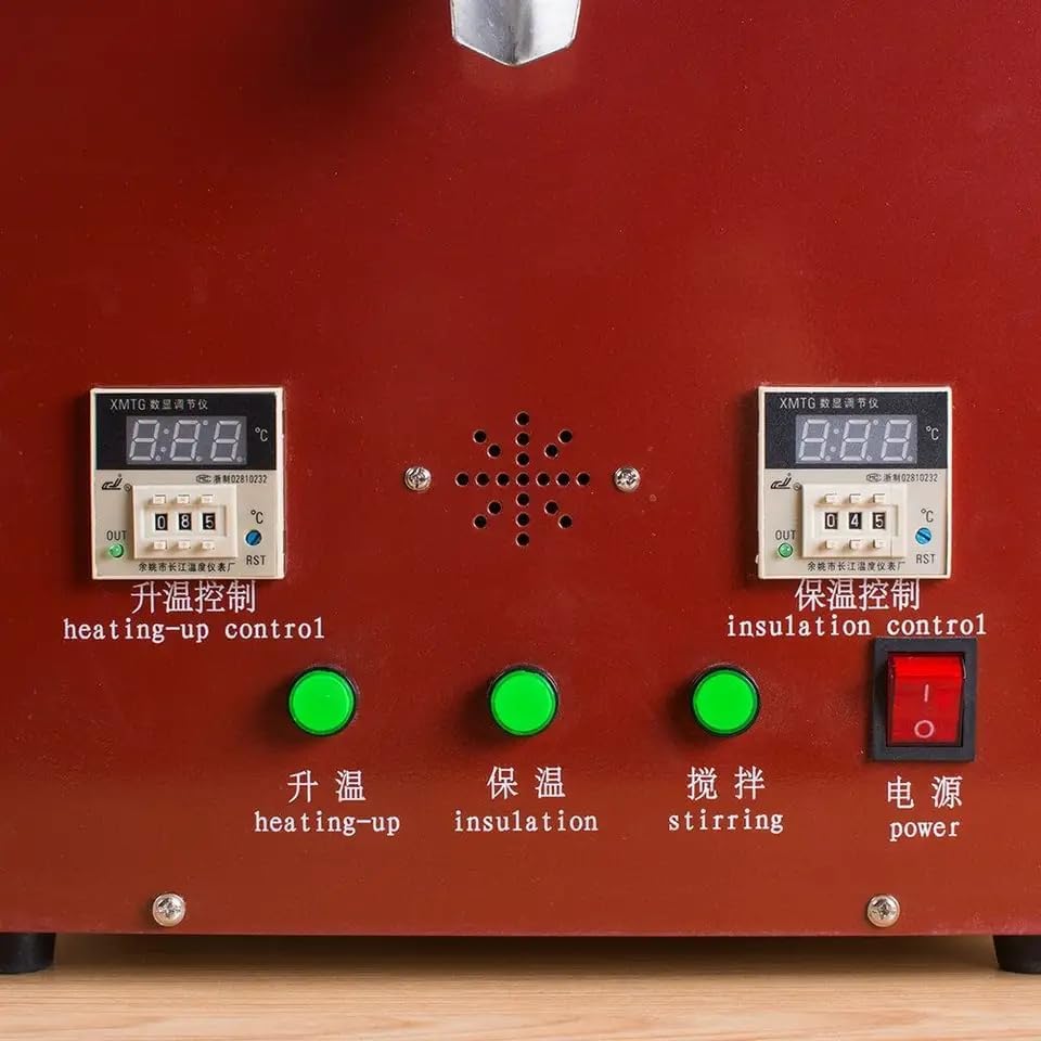 Agar Gel Mixer Machine 110V Duplicating Stirrer Machine Dental Lab Equipment Hydrocolloid Duplicating Heating and Mixing Machine