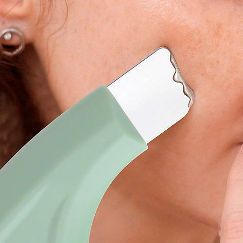 1 ferramenta de remoção de cravos, removedor de cravos de nariz de silicone, espátula de pele de limpeza profunda, raspador facial suave e seguro para homens e mulheres (verde)