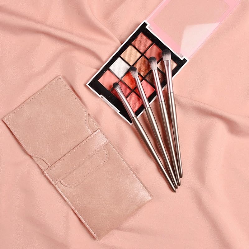 4 Pcs Shadow Brush Sets, Makeup Brushes, Eye Halo Dye, Portable Bags, Beauty Tools image 5