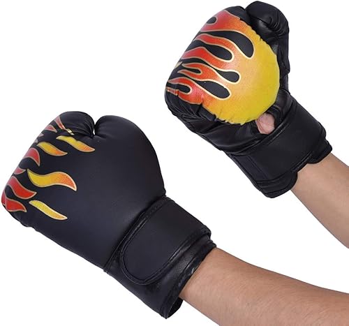 Miniatura 3 de Guantes de boxeo para niños, guantes de boxeo para jóvenes, guantes de boxeo para principiantes, guantes de bolsa pesada para Muay Thai Sparring