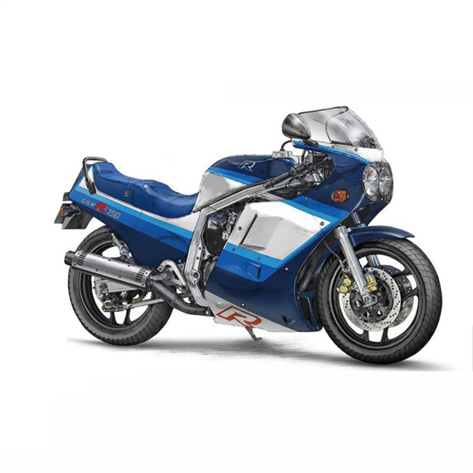 SEYXF Motorbike Toy for Suzuki GSX-R750 G GR71G Motorcycle Assembly Model Collection Toy 1/12