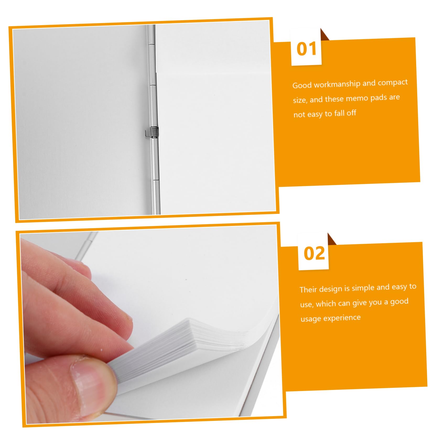 STOBOK 10stücke Kompaktes Notizbuch Mit Stift Tragbarer Metall Notizblock Für Schule Büro Und Design Abreißbare Für Notizen Und to-do-Listen