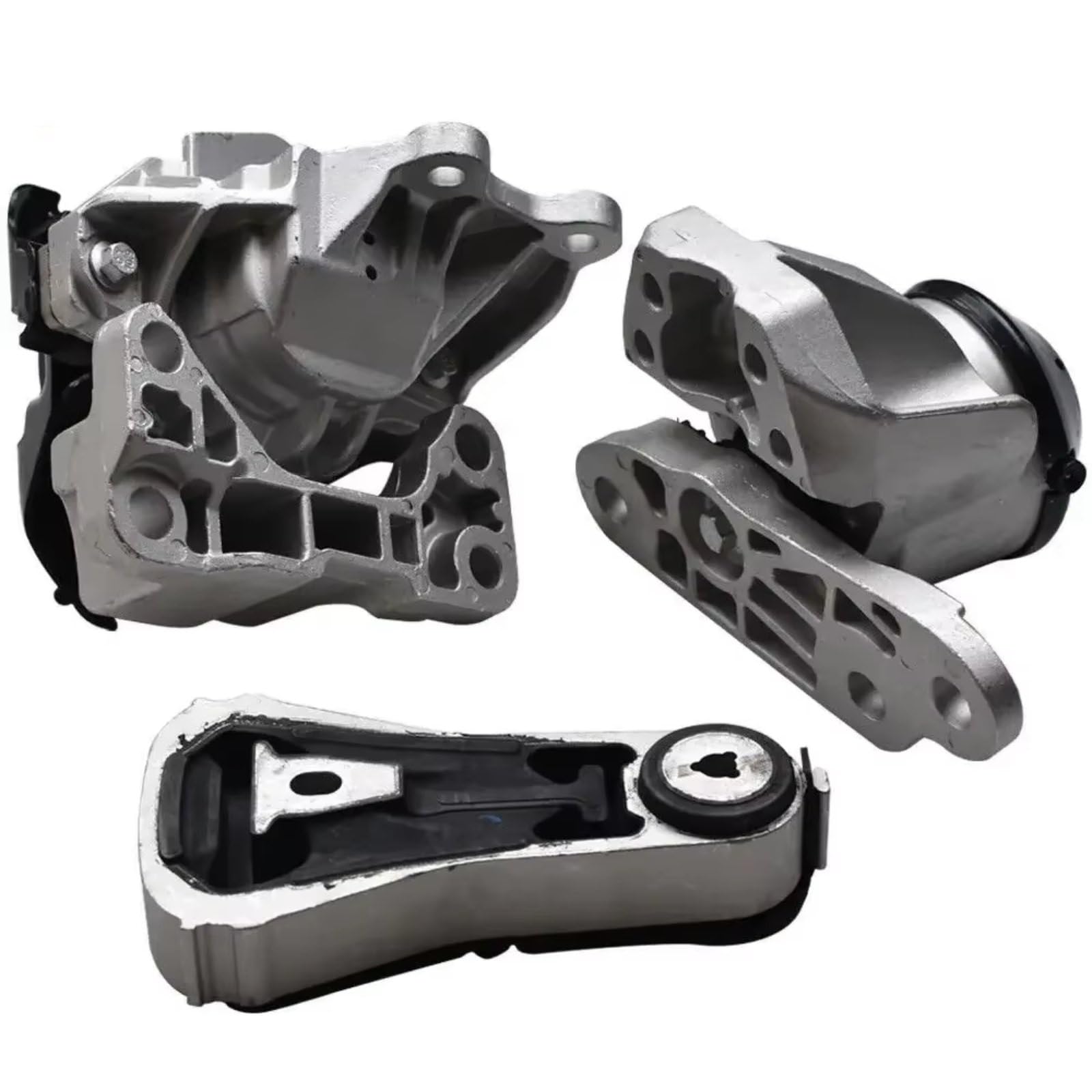 Yongewu One Color Engine Mount Compatible With For Explorer V6-3.5L Automatic 2016 2017 2018 2019 3Pcs Car Engine Motor Trans Mount Bracket Set Fb5z6038a