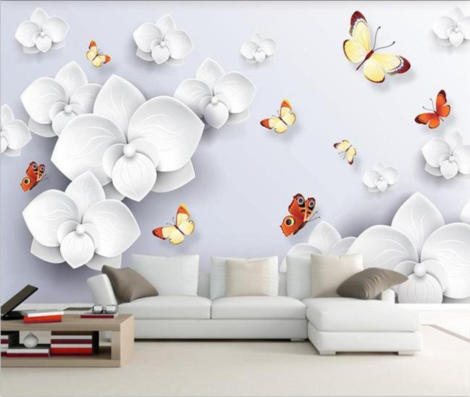 Papier peint 3D élégant pour une décoration murale raffinée de salon