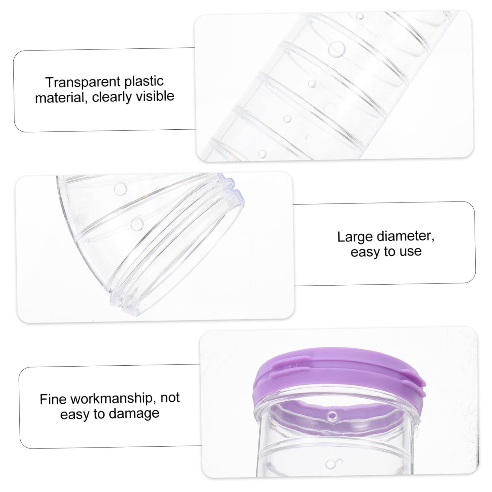 BESPORTBLE 3 Ensembles Tunnel pour Hamster Épais Kit de DIY pour Cage Connecteurs Labyrinthe Amovibles Accessoires pour Cage et Installation Facile Espace Sécurisé pour Animaux