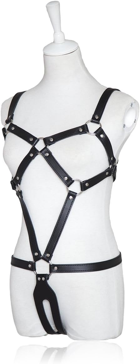 BDSM Leather Sexy Lingerie Opening Range Flirtatious Lingerie Flirtatious Toys Couple Sex Products Body Bondage