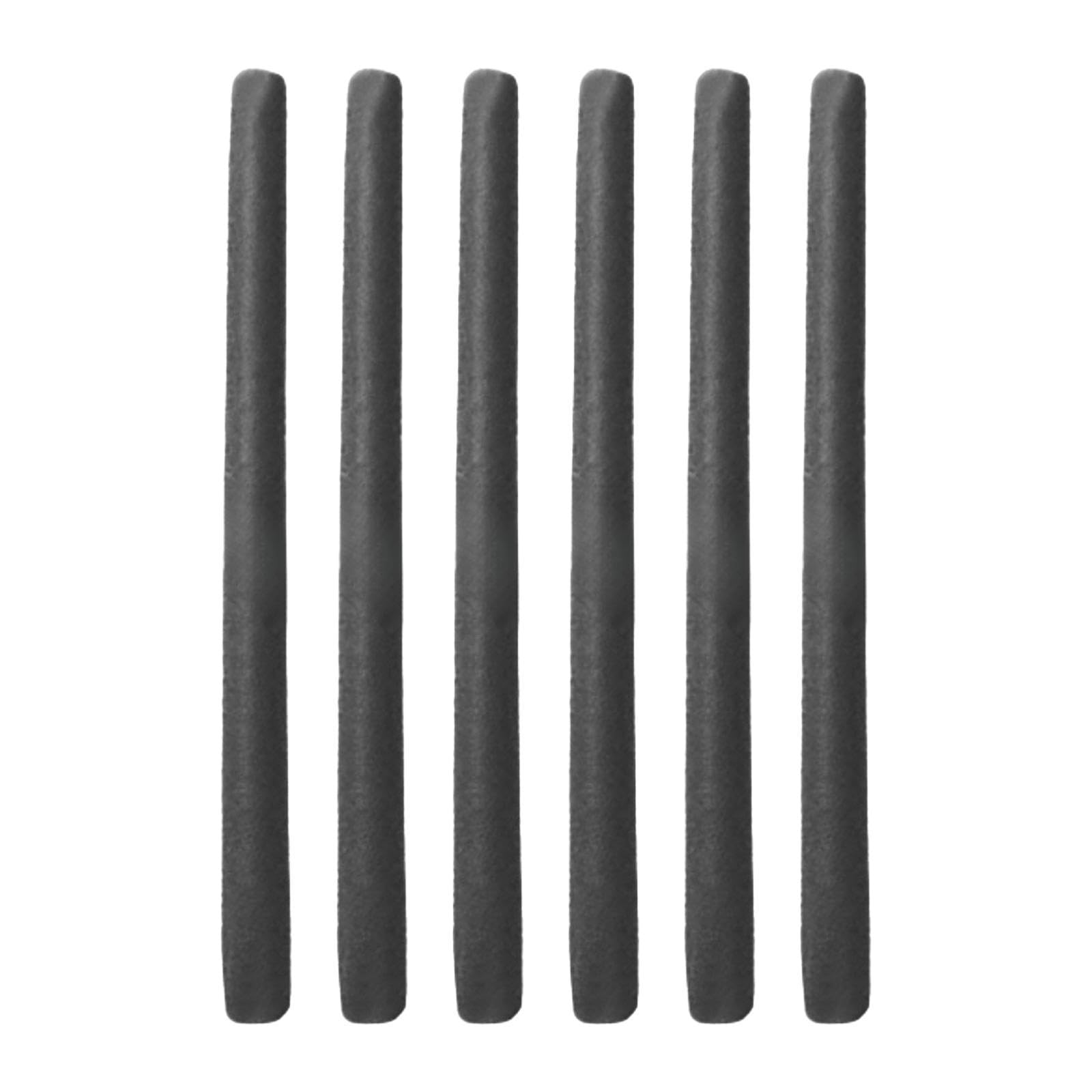 Tdoutop Set of 6 Foam Sleeves for Trampoline Poles, 35 Inch Covers for Jumping Bed Tubes, Black
