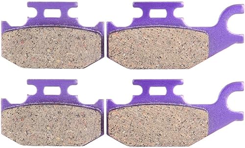 SCITOO Pastillas de freno FA307 para Bombardier DS650 2000-2006 pastillas de freno delanteras de fibra de carbono