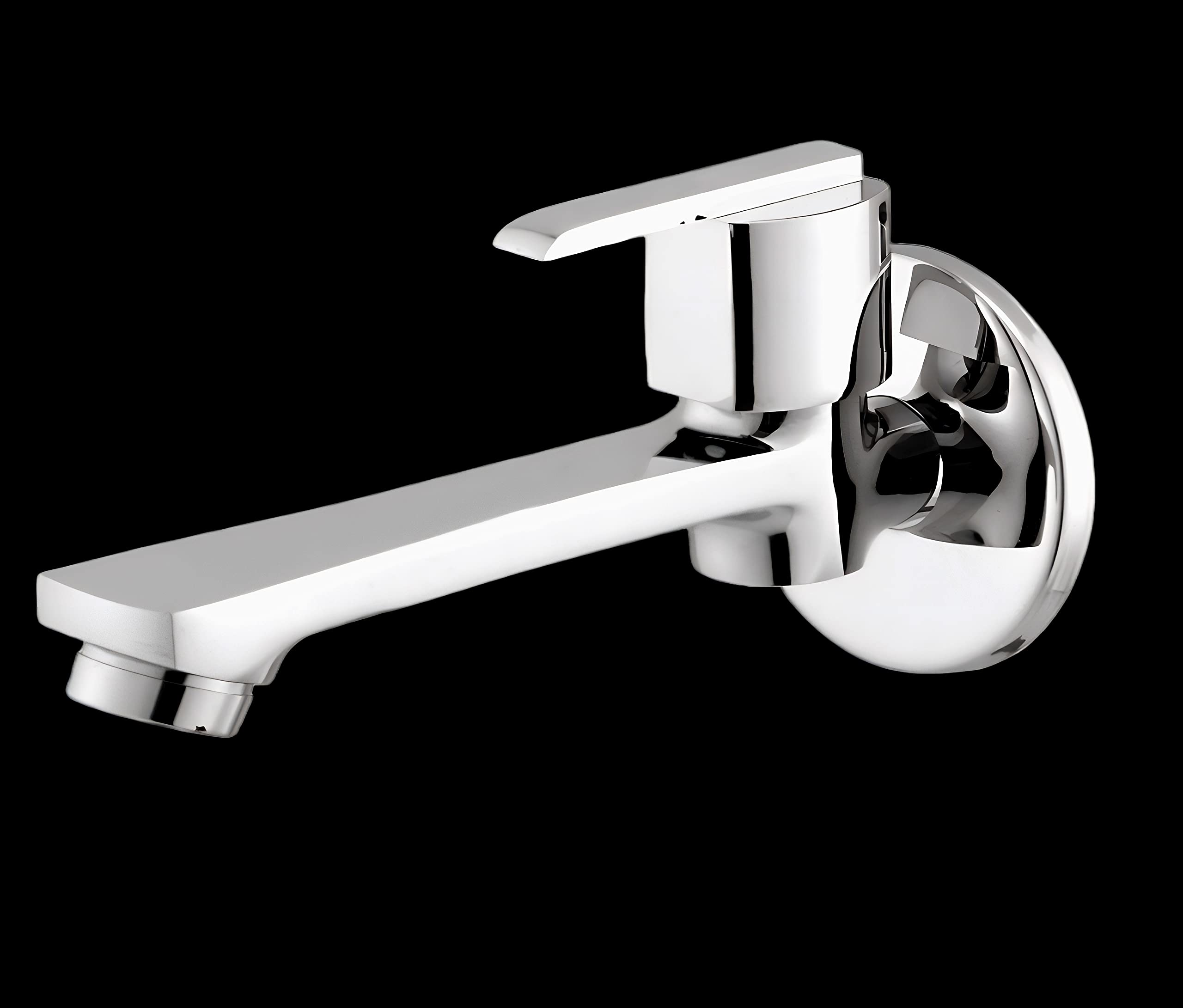Carnival Brass Square Long BodyTaps for Bathroom,Kitchen with Wall Flange | Chrome Plated Finish | 5 Year Warranty | Bathroom Long Body Bib Cock Tap Faucet (Wall Mount Installation Type) (B0C16W6SBH) Amazon Price History, Amazon Price Tracker