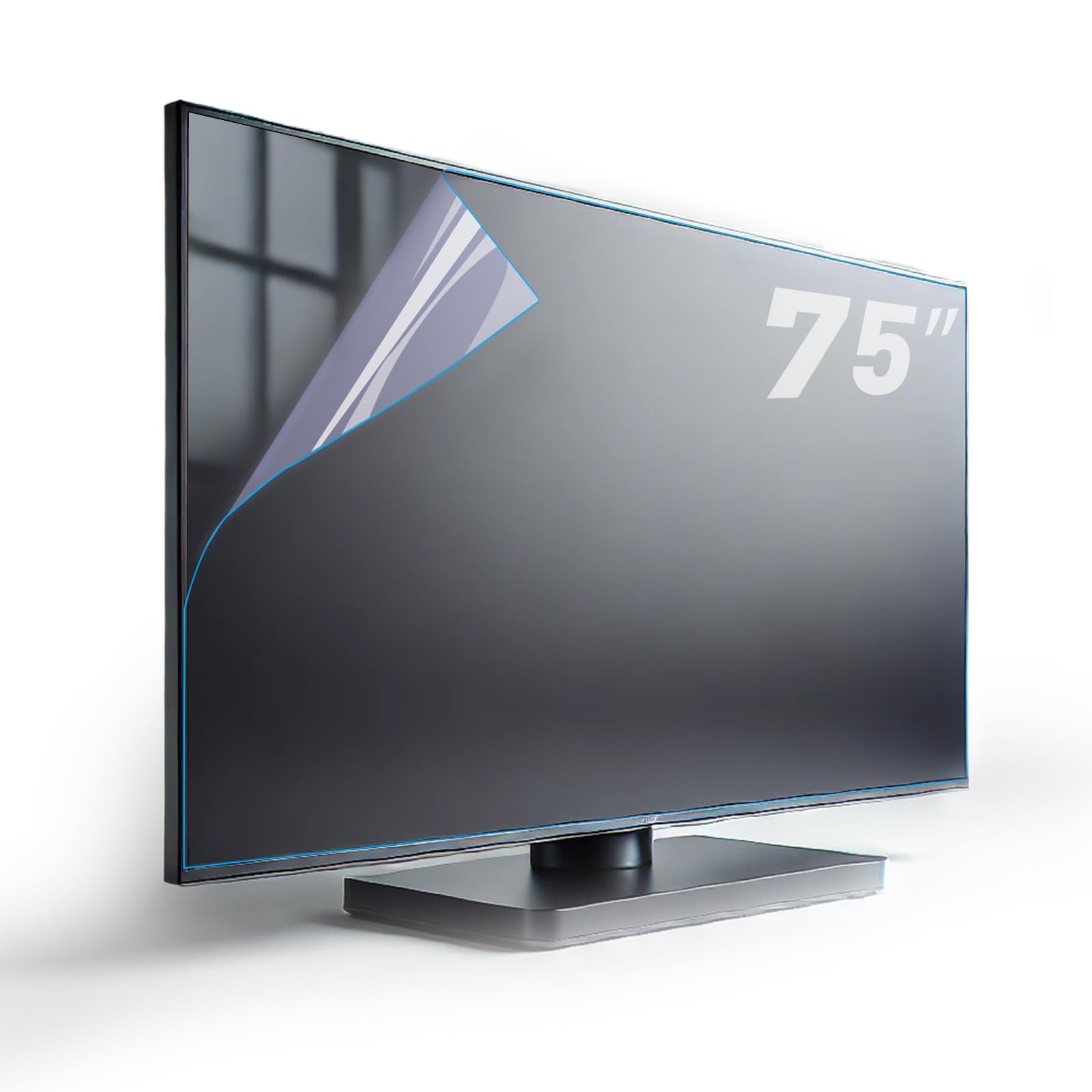 - 75 Inch Anti Glare TV Screen Protector Anti Glare for TV Blue Light Filter Matte Finish for Glare Reduction, Reflection Control, and Optimising glare on TV screens (75 INCH S931)
