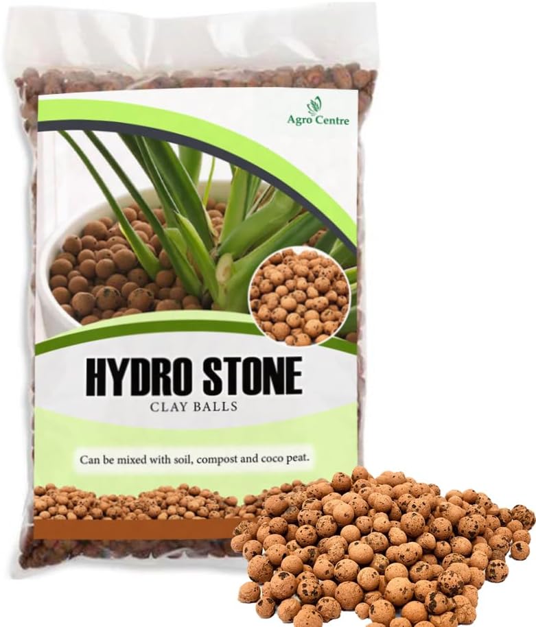 Generic Leca Balls/Expanded Clay Pebbles Grow Media/Drainage Rocks for Potted Plants,Aquaponic,Aquarium,8-14mm Leca Balls for Hydroponics, Hydrostone for Plants Sizes May Vary (1KG)