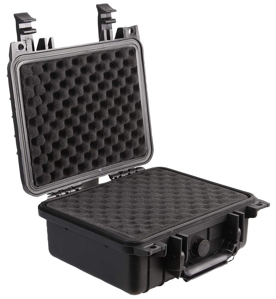 Black Water Resistant Case with Foam Insert