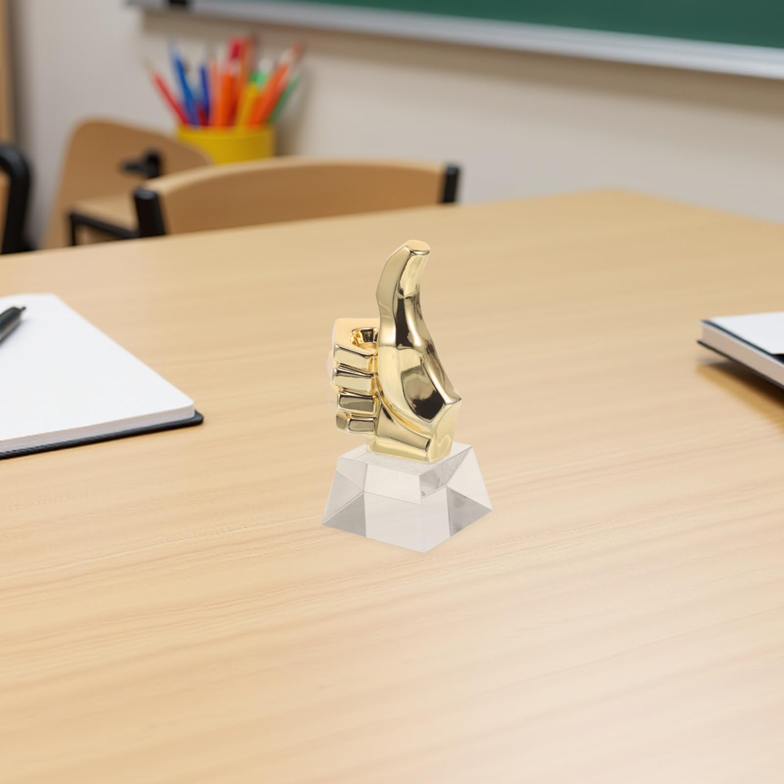 UPKOCH Kids Star Trophy: Kristallpreis für den Gewinner – Auszeichnung für die Beste Leistung bei Sportturnieren im Rahmen von Klassenpartyspielen an Schulen