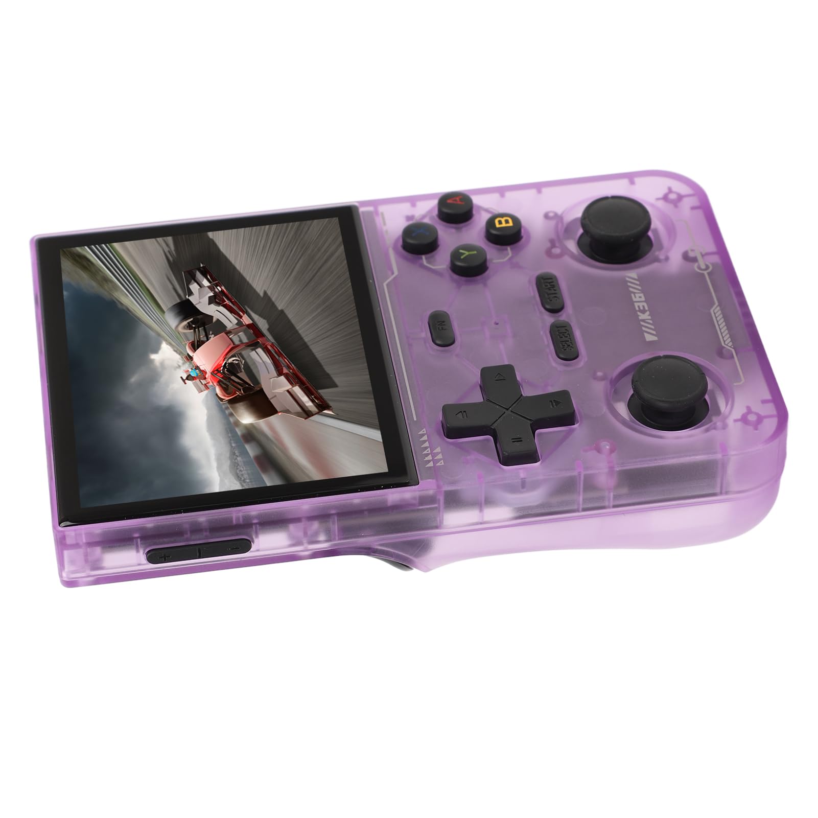 Tbest Console Portable rétro Double Joystick Hd 3.5 -cc (Violet)