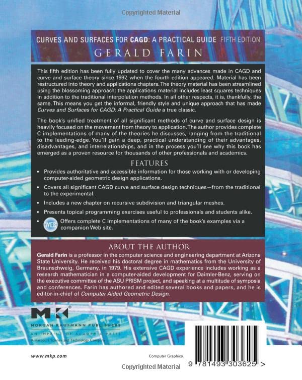 Curves and Surfaces for CAGD: A Practical Guide