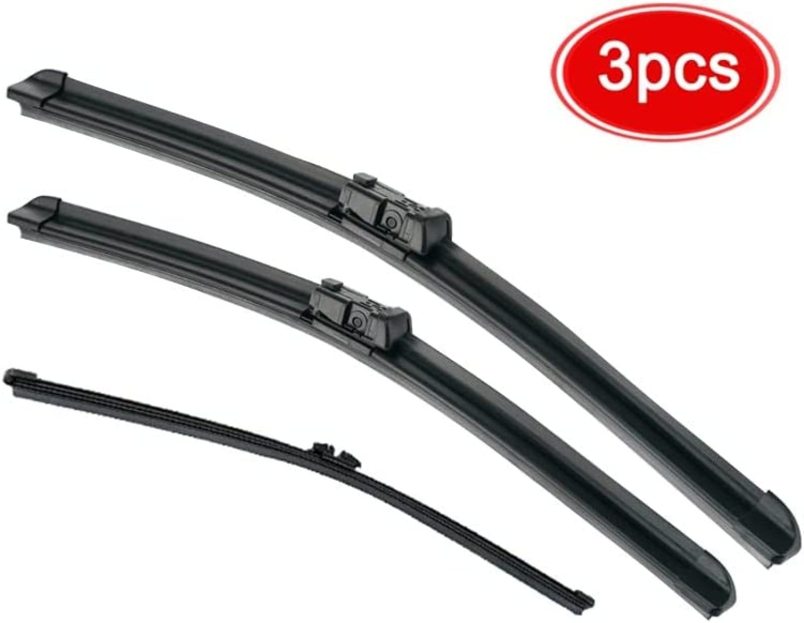 Jeu D'essuie-glaces Pour Volvo XC70 (2008-2016) - Taille 26"+20"+14" - Avant Et Arrière - Silencieux Et Durables, Installation Facile