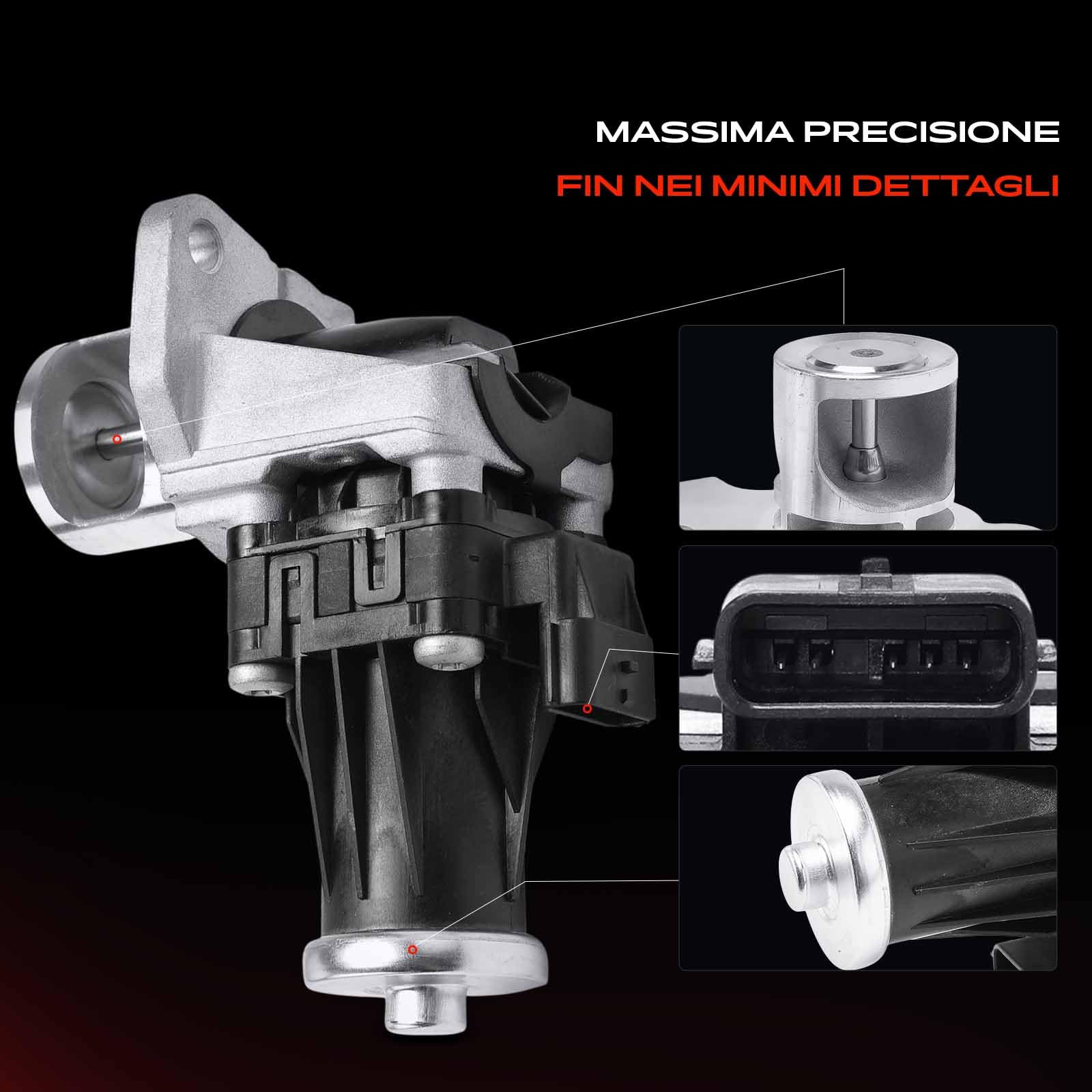 Frankberg Valvola EGR Diesel Compatibile con Clio IV BH 1.5L M.e.g.a.n.e III Grandtour KZ0/1 1.5L Citan Tourer W415 1.5L Qashqai II SUV J11 J11 1.5L Juke F15 1.5L Replace# 555415