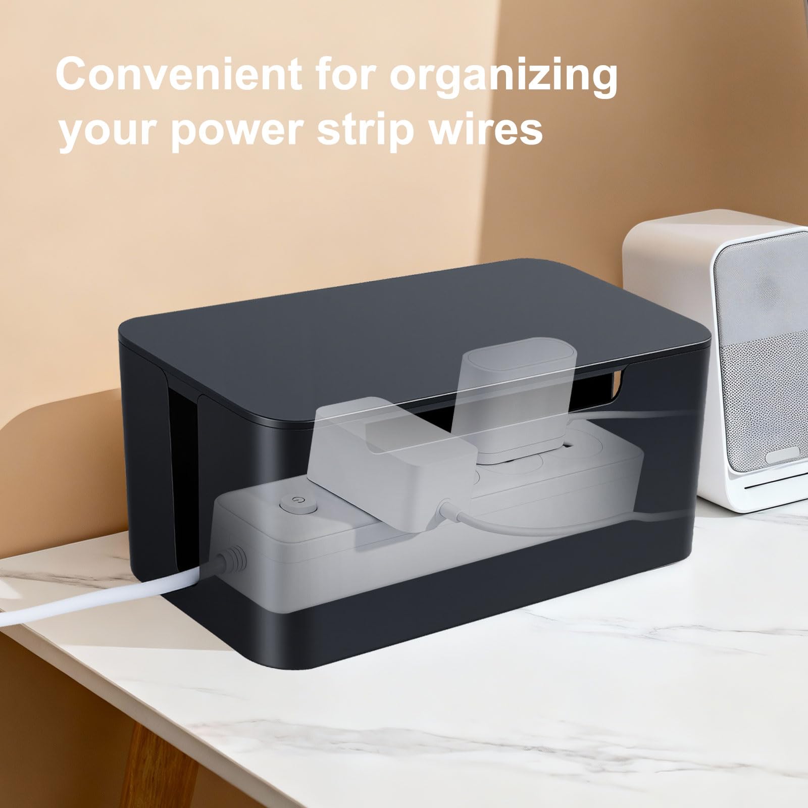 Cable Management Box - Organize Your Desk! -8
