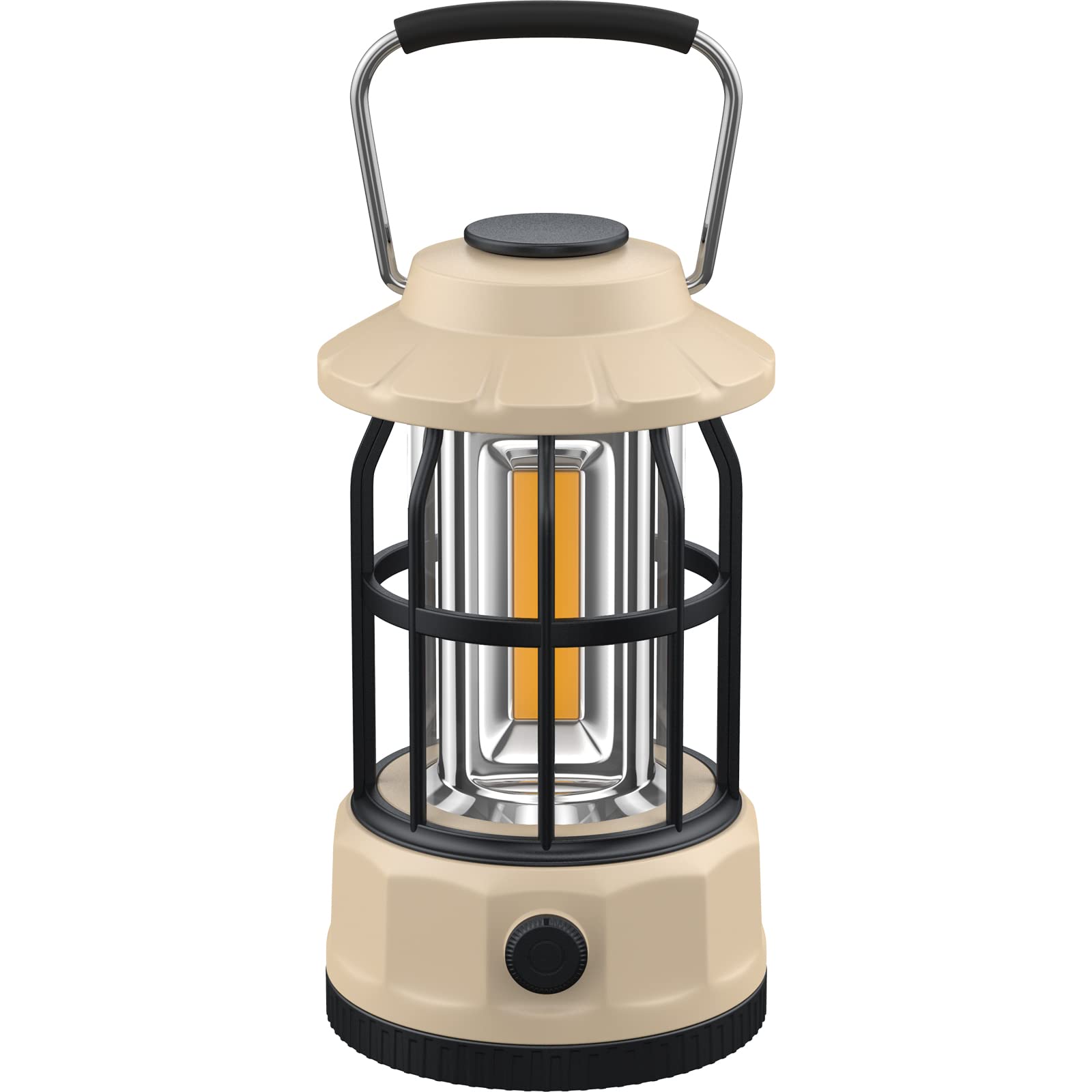 LED Campinglampe 15000mAh (Lichtzeit 268 Stunden) mit USB Aufladbar Zeltlampe Tragbar Wasserdicht, Camping Laterne mit 5 Lichtmodi für Wandern Outdoor, Stromausfälle, Notfall (Gelb, 15000mAh)