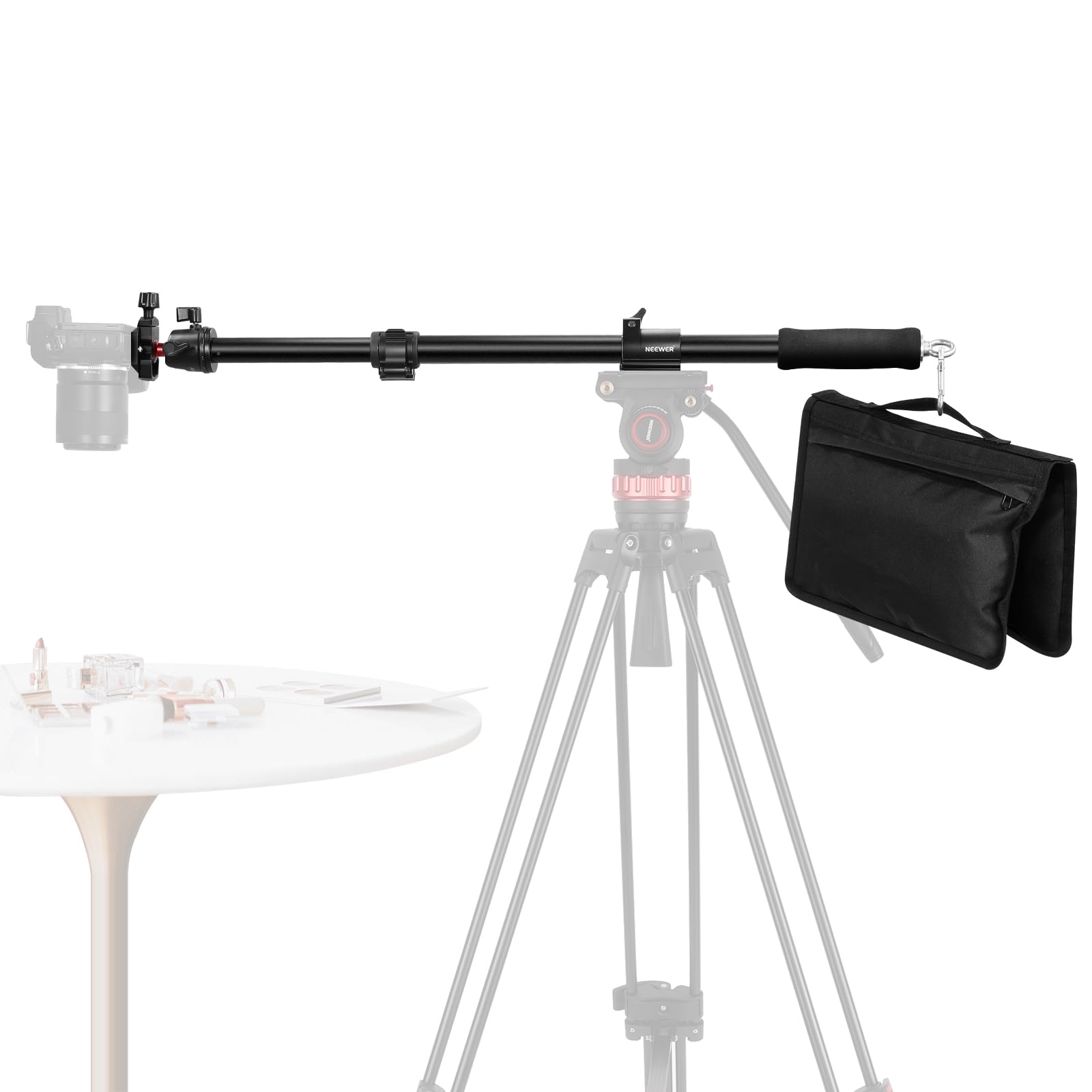 Amazon | NEEWER カメラデスクマウント オーバーヘッド三脚延長アーム