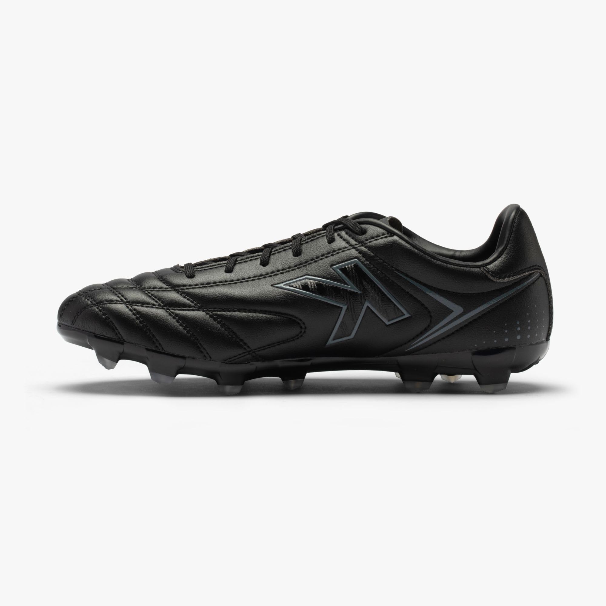 KELME Crampons de football AG pour homme - Chaussures de football respirantes avec support de cheville, noir, 41 EU