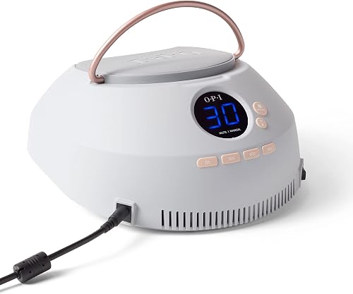 OPI Star Light Gel Lamp 3.0, Premium LED Curing Lamp for GelColor, Drop Resistant, with Hand Plate & Adaptor Cord, 4.82 lb.