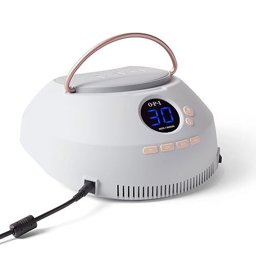 OPI Lámpara de gel Star Light 3.0 | Lámpara LED prémium para uñas de gel | Resistente a caídas | Curado uniforme | Con placa de mano y cable