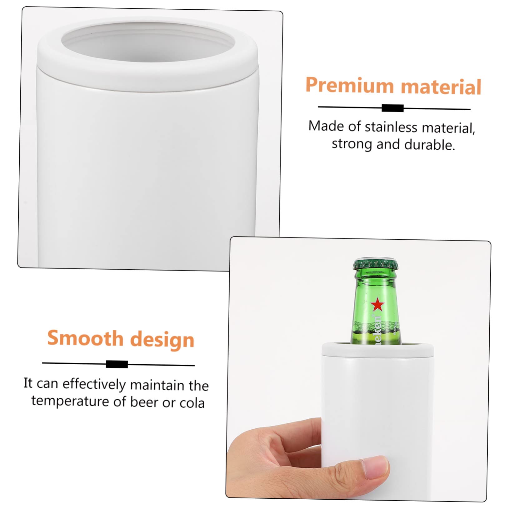 PHENOFICE 12oz Beer Bottle Cover Insulated Mug Can Cover Cold Cup Holder Outdoor Beer