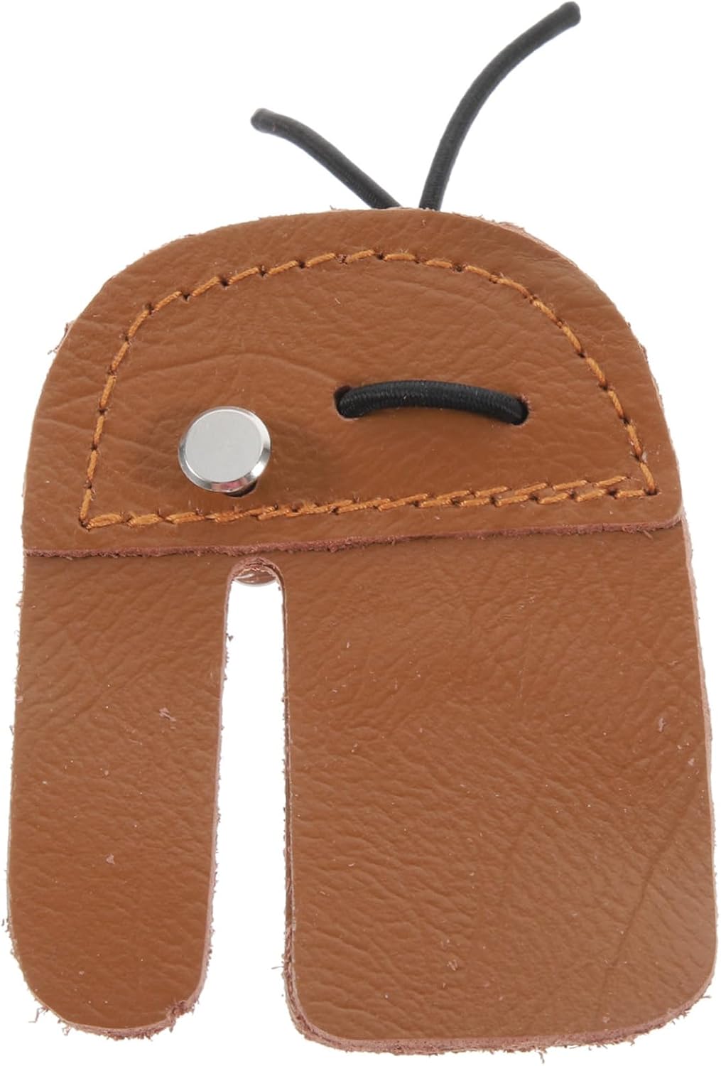 Cowhide Archery Finger Tab Protective Gear for Right-Handed Archers Lightweight and Comfortable Design for Hunting and Target Shooting