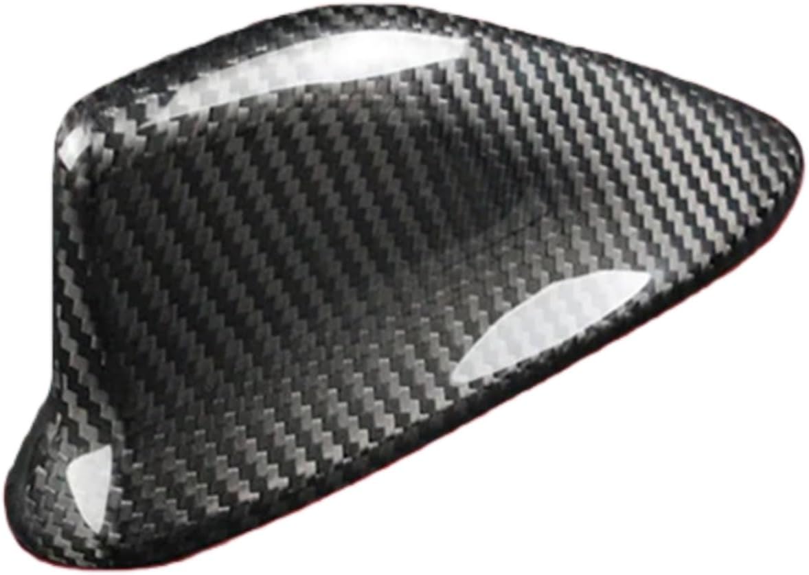 Car Antenna Cover Compatible For Subaru BRZ Toyota 86 2012-2020 Decorative Carbon Fiber Exterior Modification Accessories No-Drill Adhesive Install(Black)