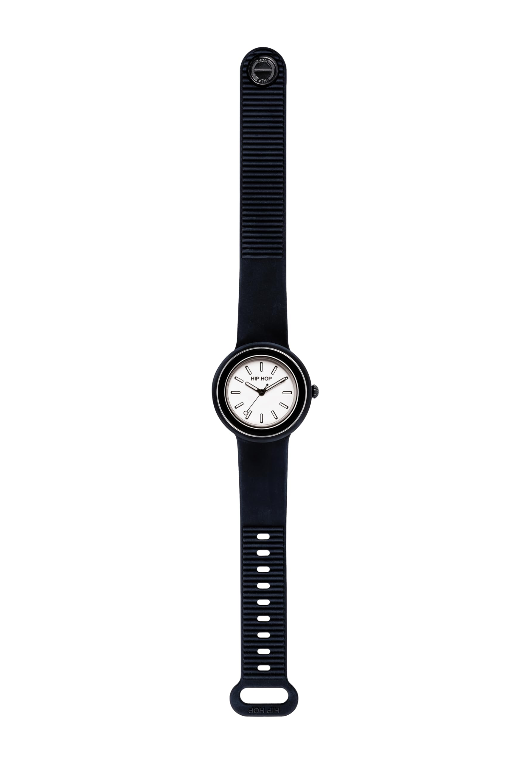 HIP HOP, Collezione Hero.DOT Bezel, Orologio Donna con Cinturino in Silicone Eco-Friendly, Resistente all'Acqua, Cassa 34 mm Trasparente, Lunetta in Metallo e Resina Matt, Idea Regalo Donna