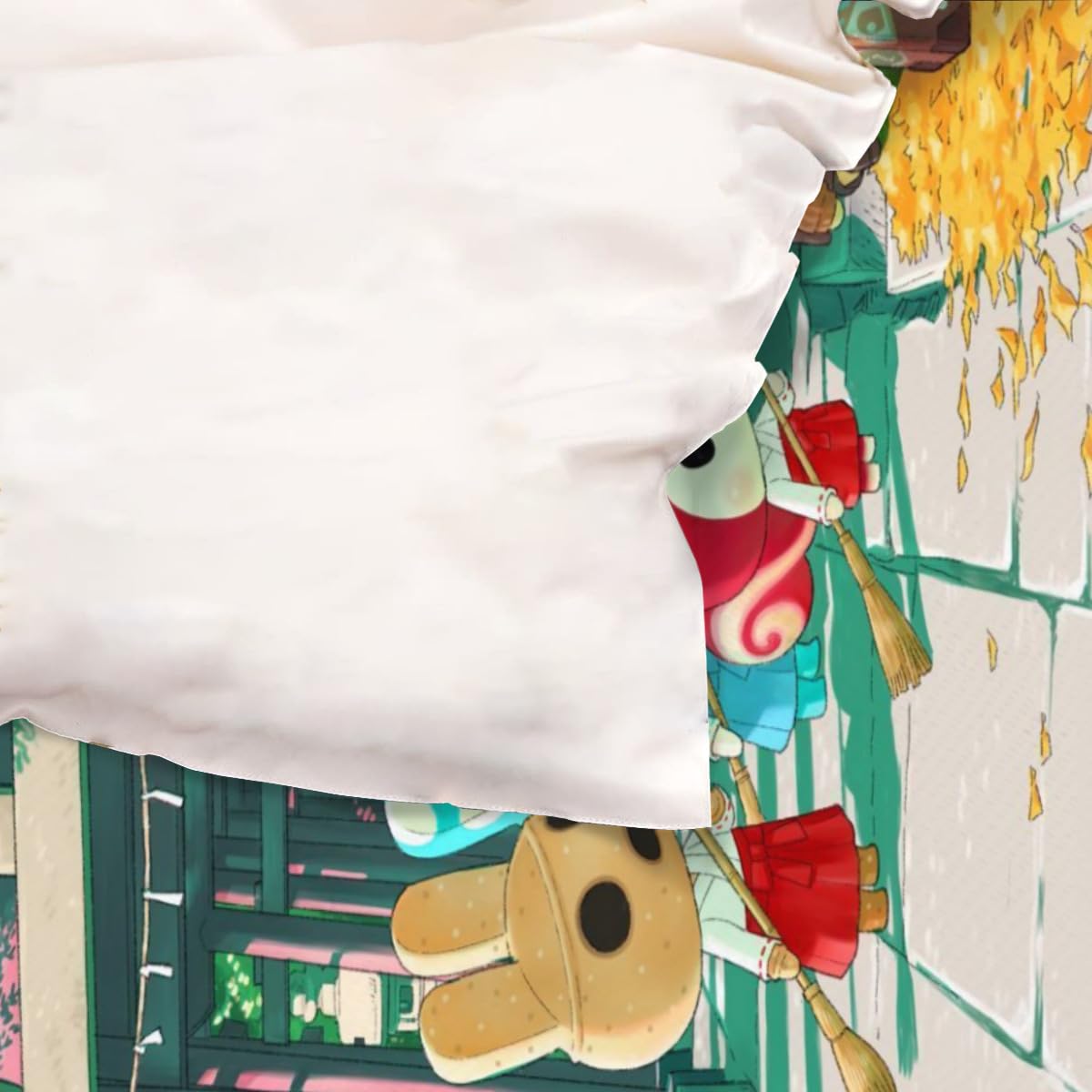 Amazon｜あつ森 あつまれ どうぶつの森 布団カバー 2点セット 寝具