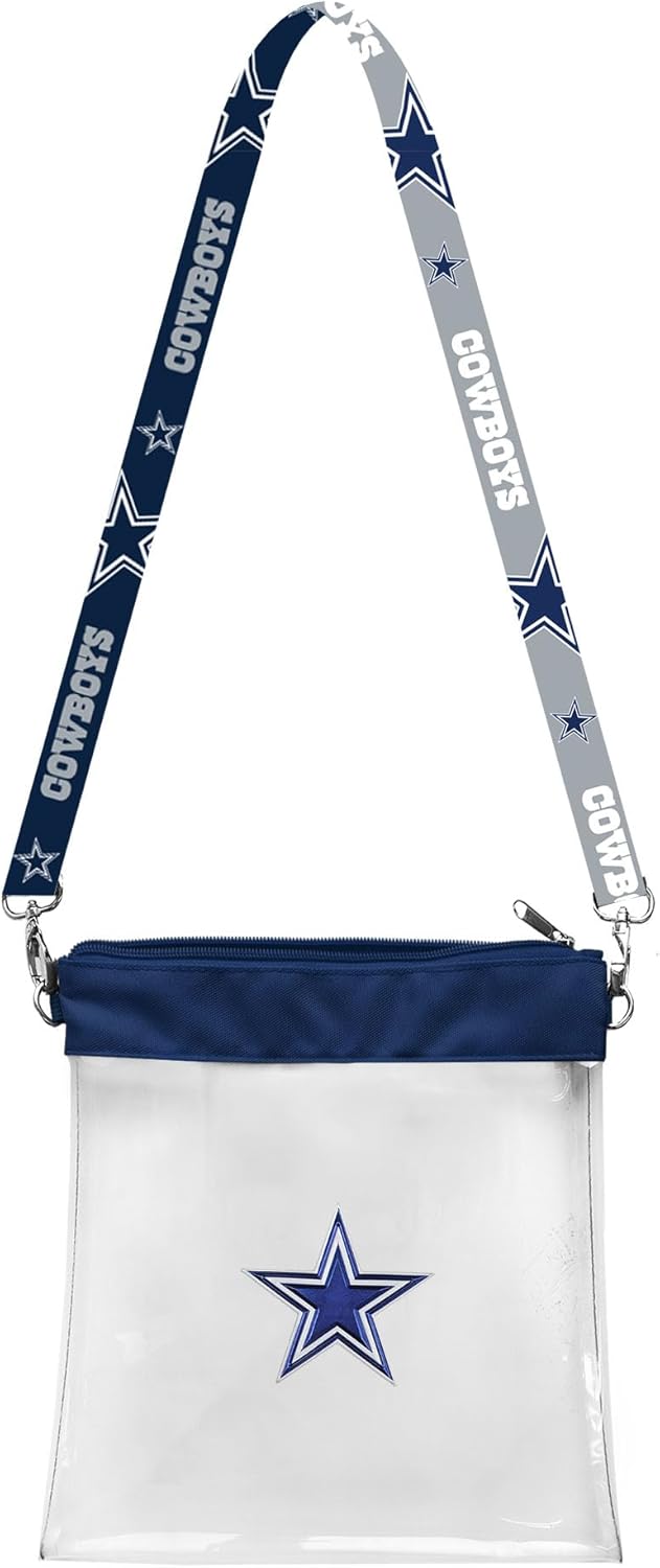 Littlearth NFL Clear Satchelette with 3D Logo