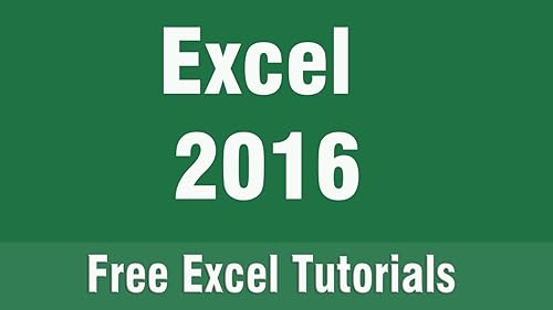 Learn Excel 2016