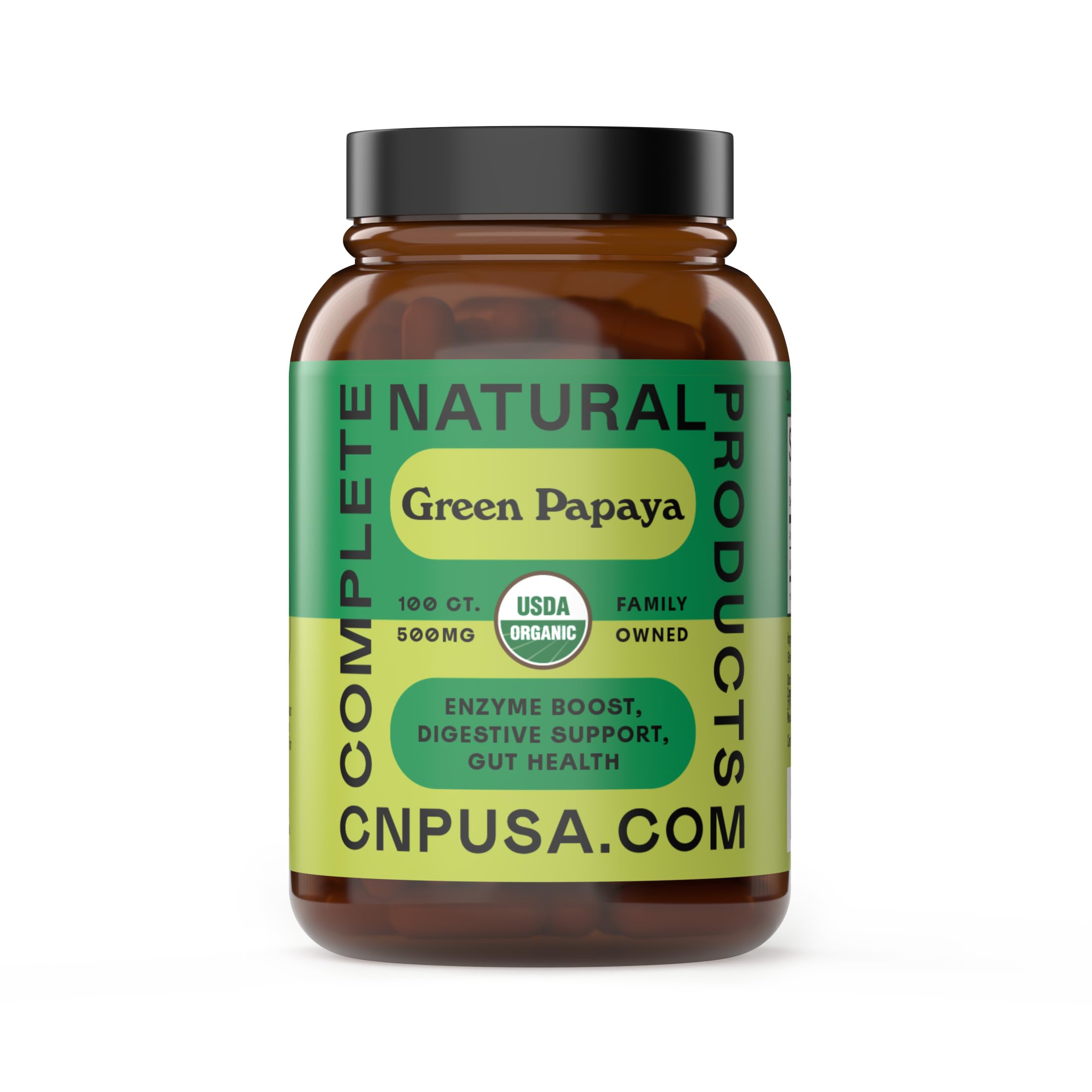 CNP Organic Green Papaya Capsules 500mg