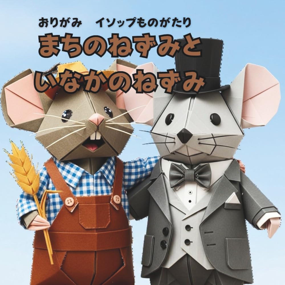 まちのねずみといなかのねずみ: おりがみ　イソップものがたり