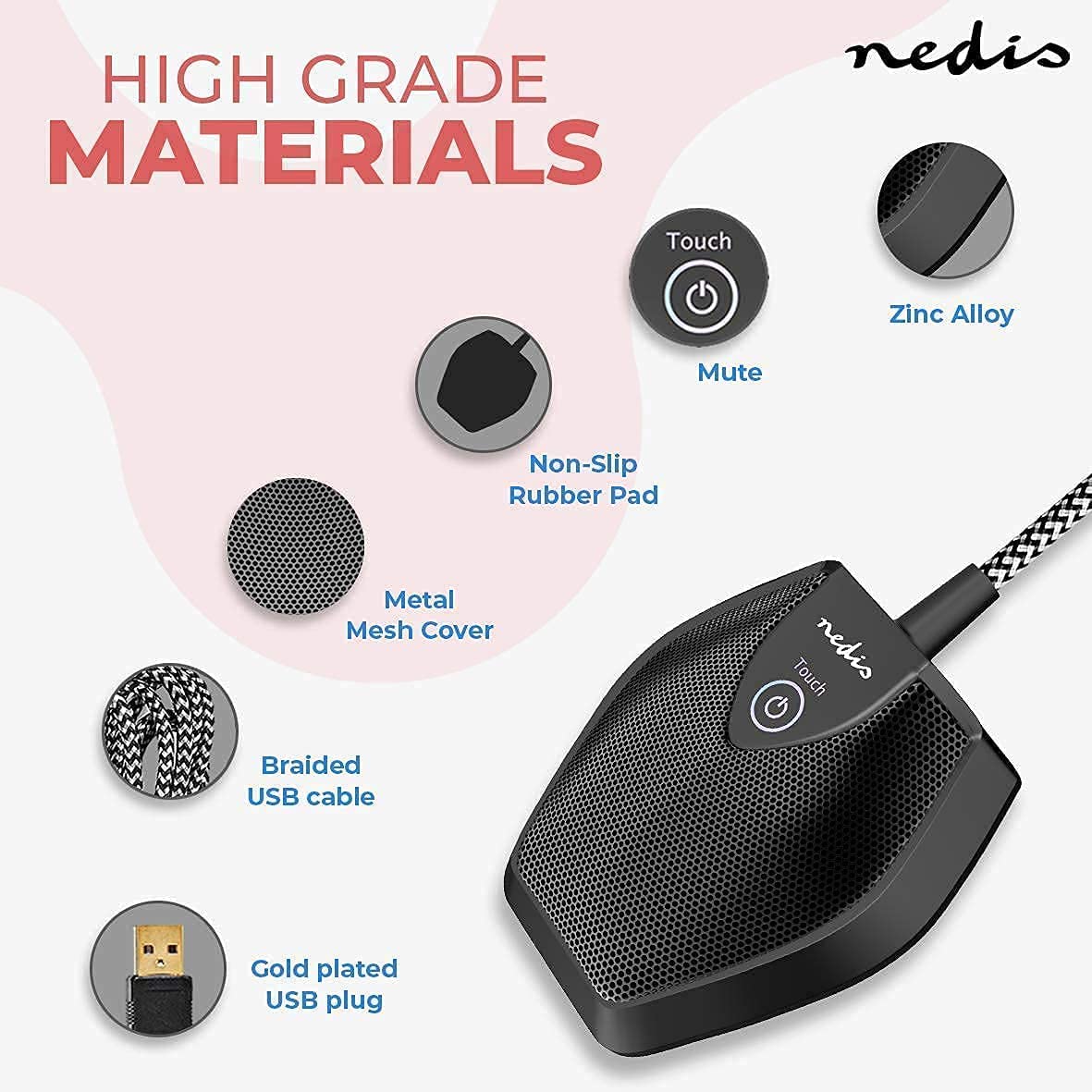 NEDIS USB Conference Room Microphone