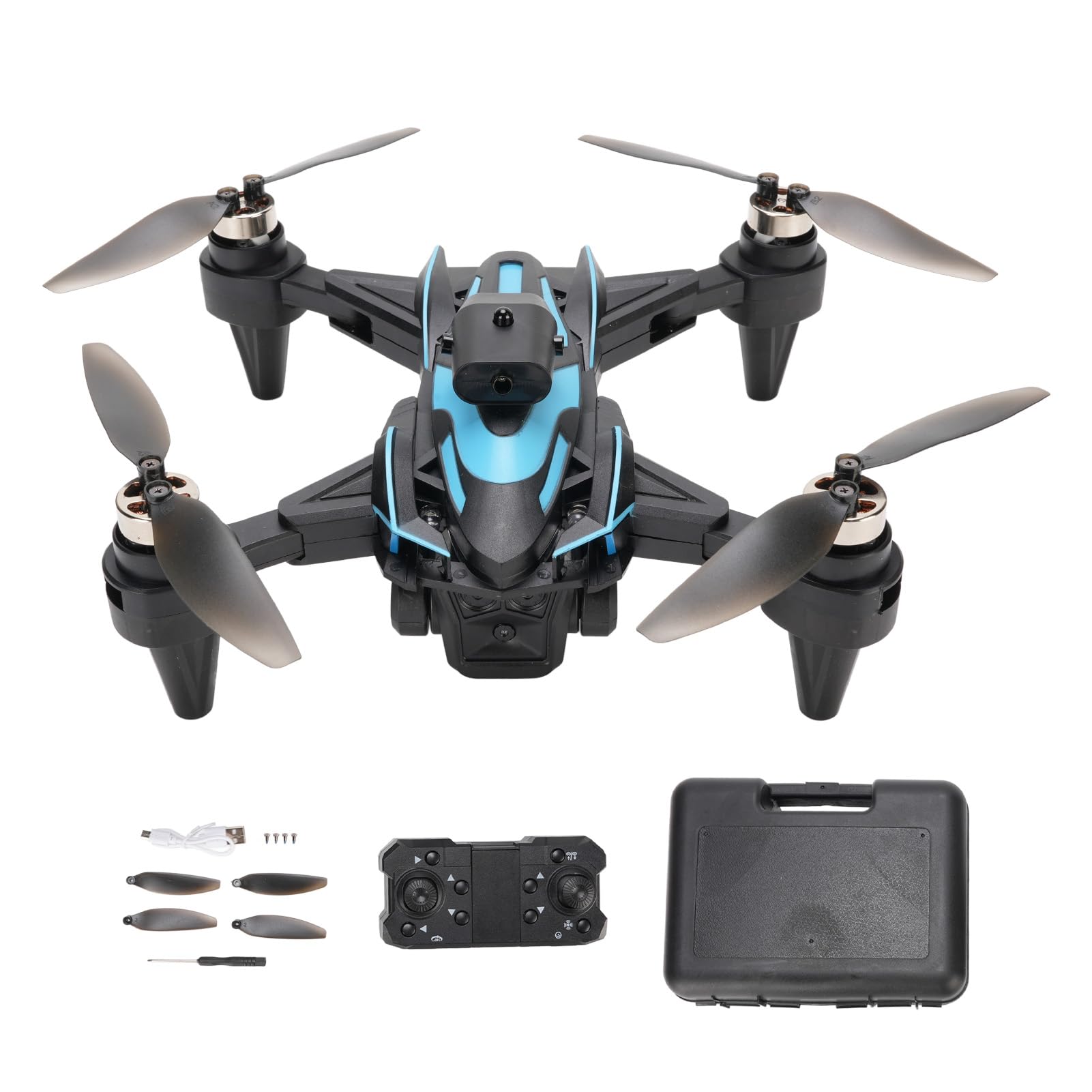 Dron K12Max RC con Cámara, 4K HD Obstacle Evitive RC Dron, Motores sin Escobillas Triple Camera Plegable RC Quadcopter para Niños Jefeses Adultos