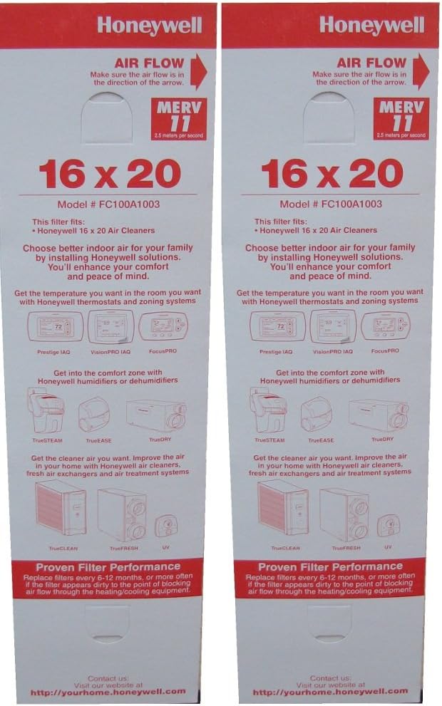 Honeywell FC100A1037 (4-inch, MERV 11)