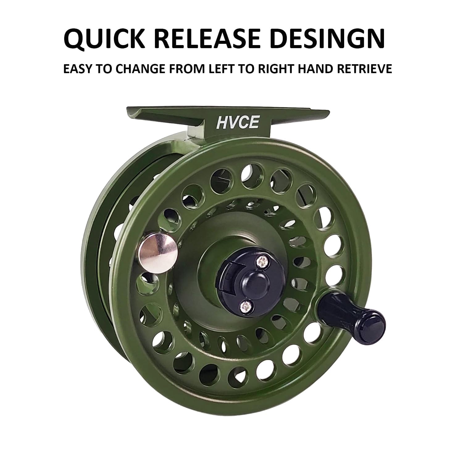 Aventik HVCE Classic III Graphite Large Arbor Fly Reel