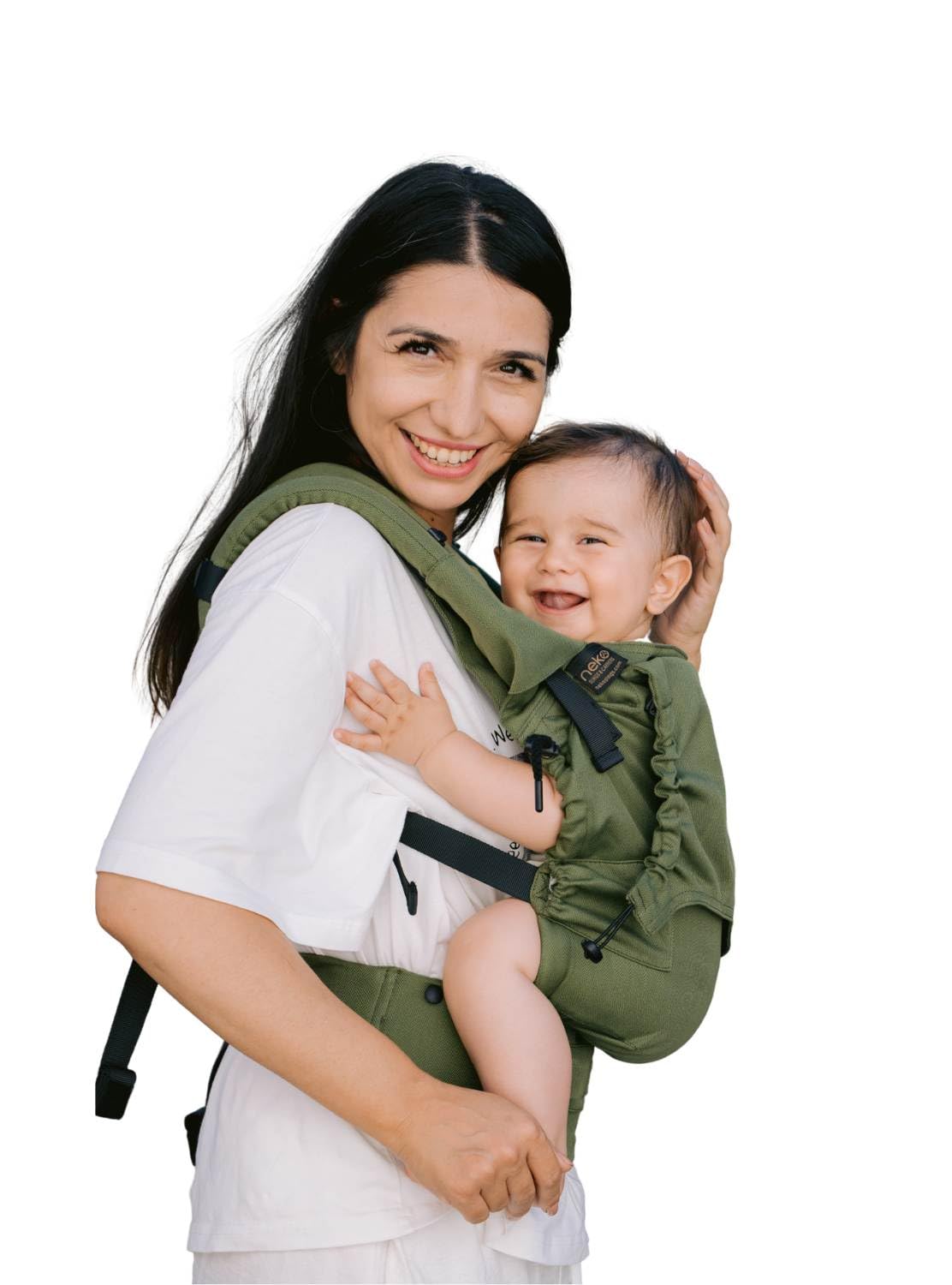 NEKO Switch Baby Marsupio Ergonomico Neonato da 0-24 Mesi | Tessuto Premium a Trama Diagonale, Marsupio Certificato IHDI