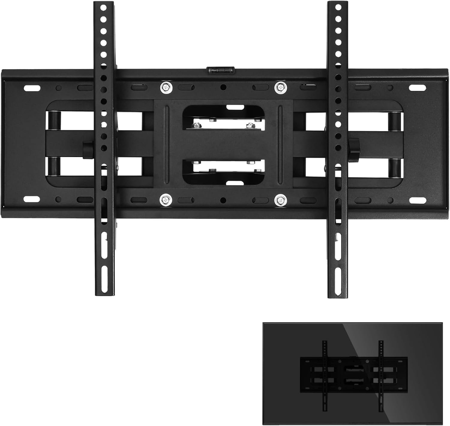 Multi-Hole Design Tv Wall Mount Rotating Television Wall Mount Bracket Easy Install for Various Tv Sizes